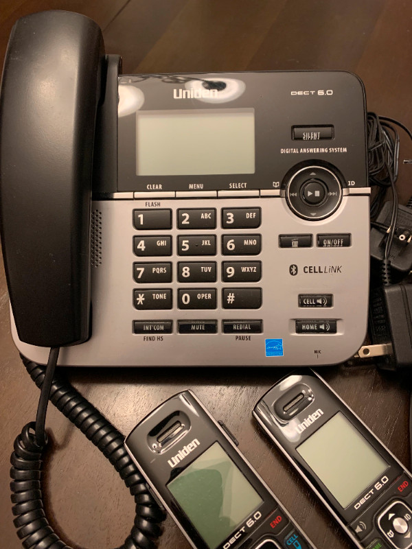 Téléphone Sans-Fil avec Bluetooth pour cellulaire dans Téléphones résidentiels et répondeurs  à Lanaudière - Image 2