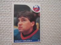 Kelly Hrudey Hockey Rookie card  Group 1 #B, 1985-86