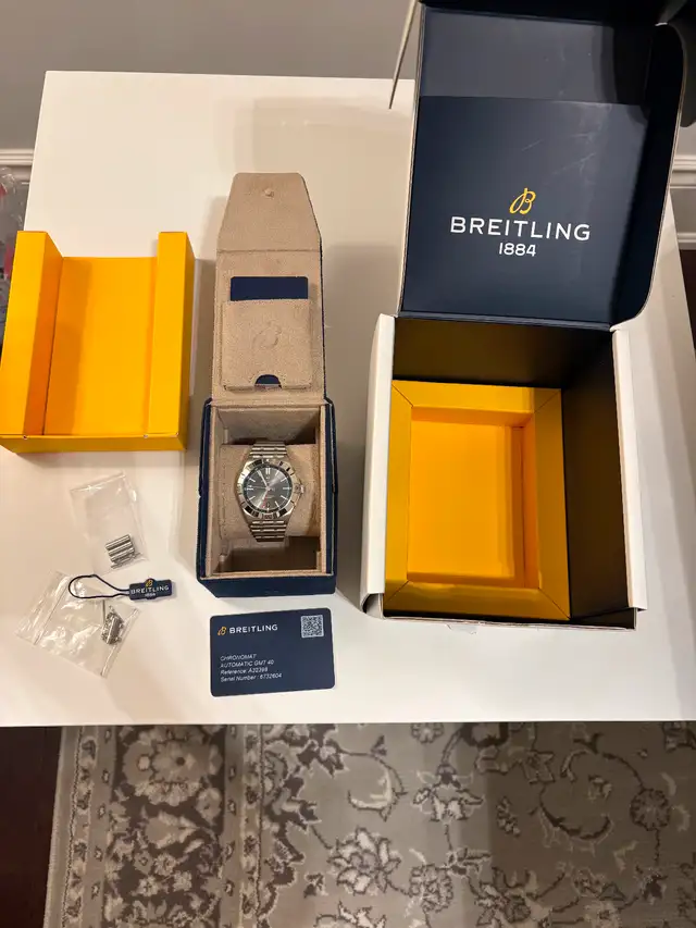Breitling Chronomat 40 Brown Face with Stainless Steel A3239810162863734697731121