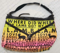 L.A.M.B Neon Ombre Leather Bag