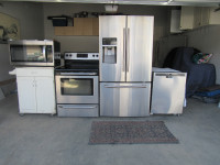 4 Piece Stainless Steel Appliances Set