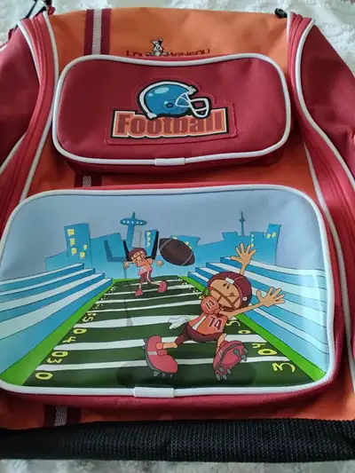 Kids backpacks  football  designer new   not use, View more