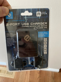 BRAND NEW EZ Collection 2 Port USB Charger