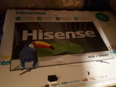 55inch Hisense 4K ULED smart tv, View more