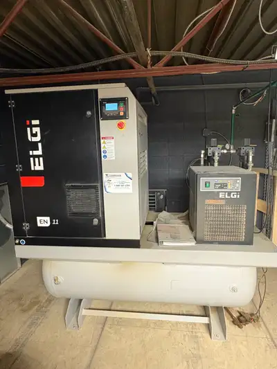 ELgi 11 15hp screw compressor, View more