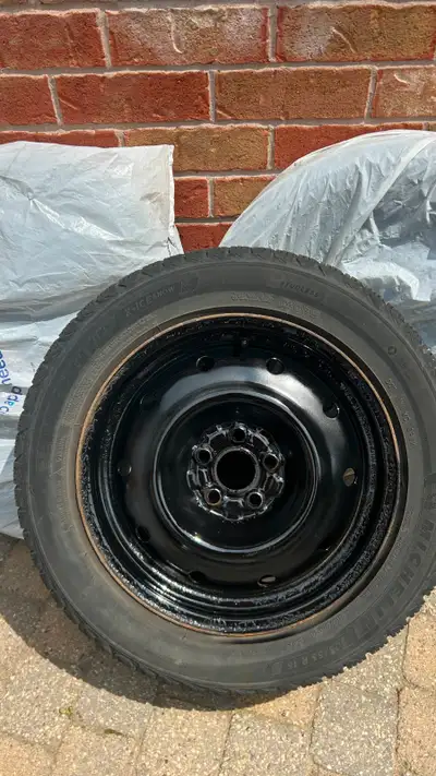 Michelin Tires 205-55 R16 winter tires used sparingly used for 1 year, changed the car so selling th...