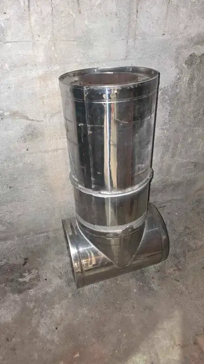 Stainless steel double-wall stove pipe, View more