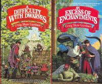 2 x Craig Shaw Gardner: A Difficulty With Dwarves & Enchantments