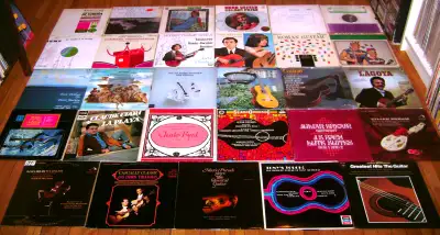 30 vinyles GUITARE ACOUSTIQUE et CLASSIQUE (Lot 2), View more