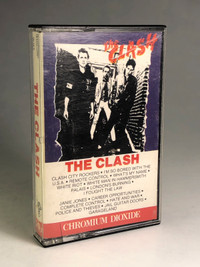 self-titled “THE CLASH” cassette tape