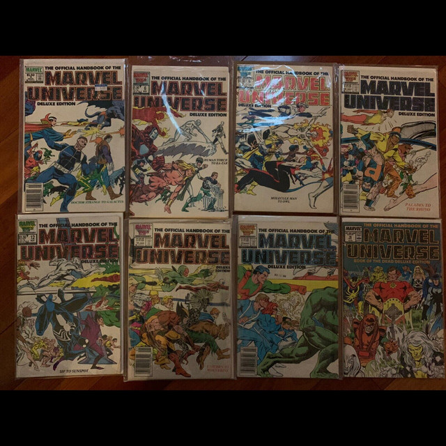 Official handbook of the Marvel Universe Deluxe (1985) in Comics & Graphic Novels in City of Toronto