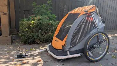 MEC bike trailer/double stroller, View more