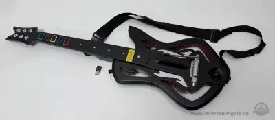 This is a Guitar Hero Warriors of Rock wireless controller for PlayStation 3. The guitar includes th...