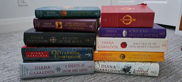 Books -  10 Outlander Books by Diana Gabaldon