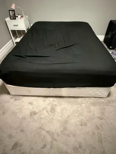 Two free double box springs with mattresses need gone by 6pm tonight Pick up in Trenton