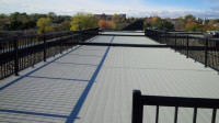 Balcon plancher en aluminium Beige ou Gris