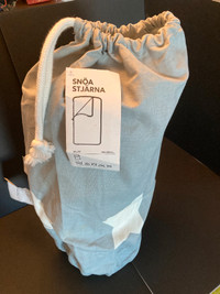 New Ikea Snoa Stjarna Kids Sleeping Bag in Tote Bag Never used