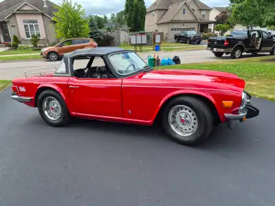 This 1976 Triumph TR6 has had very few miles put on since body off restoration, and is in excellent...