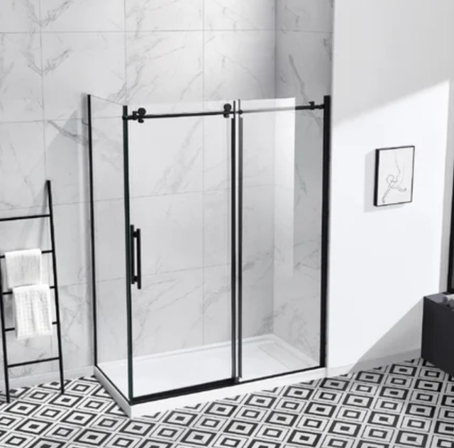 Price down: Brand new Maax corner shower sliding door set in Plumbing, Sinks, Toilets & Showers in Mississauga / Peel Region - Image 2