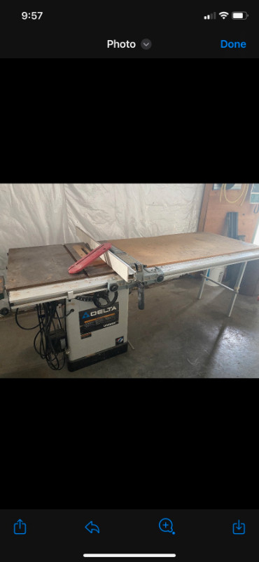 10" table saw with extended fence in Power Tools in Vernon