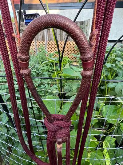 Martin Black 5/8” All Kangaroo Rust Hackamore Set — Regular, View more