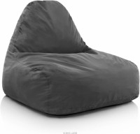 LUCID Oversized Shredded Foam Lounge Chair, Charcoal