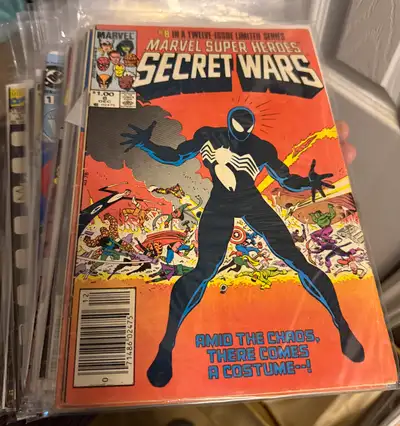 Marvel Super Heroes Secret Wars #8 Origin of the Black suit