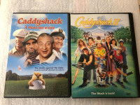 CADDYSHACK 1 and 2 on DVD (BOTH only $5)