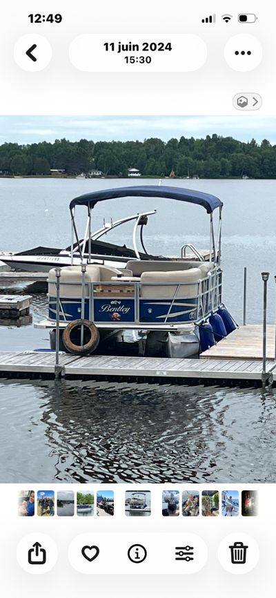 Excellente condition,peu utilisé, tout équipé pour la pêche, Sonar Lowrance 7 pouces haut de gamme,...