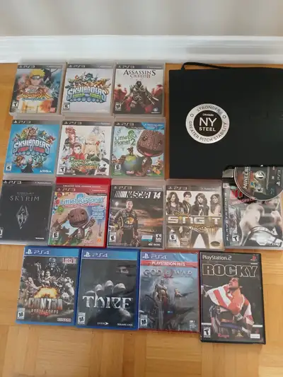 I have Sony PlayStation 3 Slim (Model CECH-2001A) console with power cord - works • Storage Capacity...