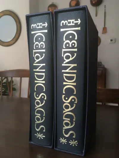 FOLIO SOCIETY - The Icelandic Sagas 1 & 2 Magnus Magnusson, View more