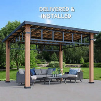 12' x 14' Contemporary Gazebo with Aluminum Roof ***INSTALLED***