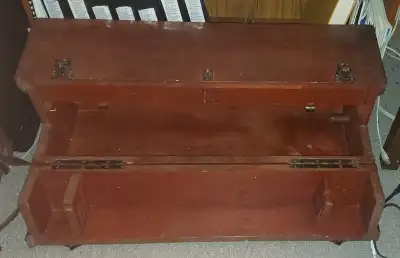 Antique tool chest, View more