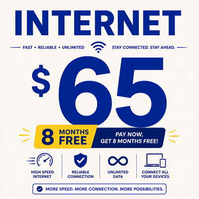 Fast Home Internet for Everyday Life, View more