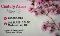 ‼️Century Asian Massage Spa 403-992-8586‼️