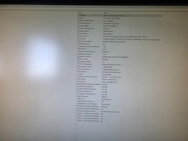 ***DESKTOP COMPUTER (FULL SET) ***LENOVO DESKTOP+GAMING MONITOR in Desktop Computers in Markham / York Region - Image 10