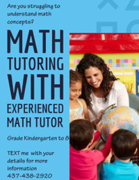 Mathematics tutor in Edmonton