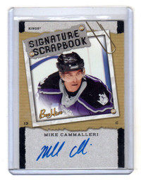 CARTE DE HOCKEY Signature Scrapbook #SSMC Mike Cammalleri