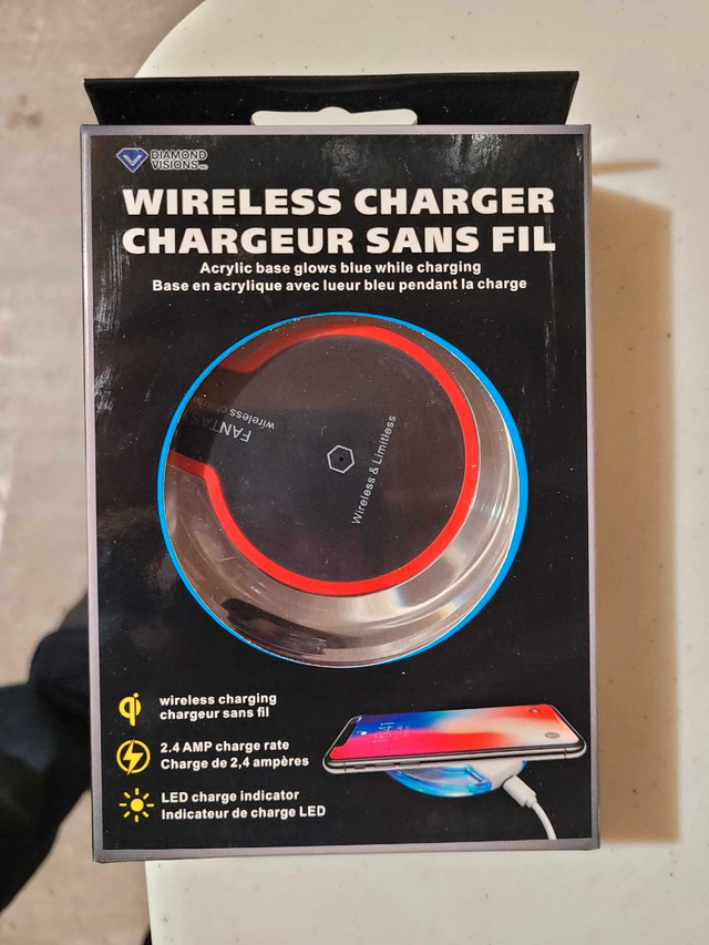 Diamond vision wireless charger  in Cell Phone Accessories in Dartmouth