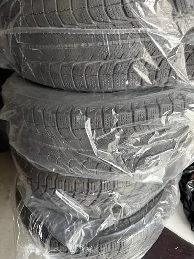 P225/65R17 Winter Tires for Sale - Total 5 Tires for $250. Three Michellin and two Bridgestone. Excl...