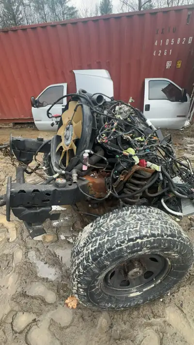2005 F250 6.0 Motor Transmission Front axle