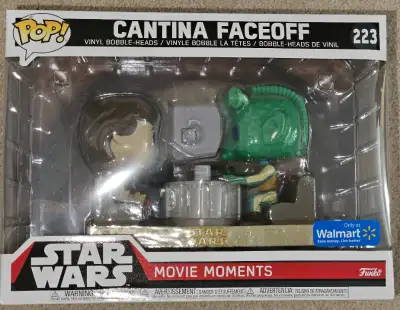 Funko Pop Star Wars Movie Moments 223 Cantina Faceoff. Walmart exclusive. Vinyl bobble head. Box nev...