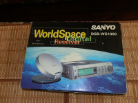 SANYO DSB-WS1000 World Space Digital Receiver Made Japan