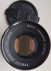 Pentax Lens SMC TAKUMAR 1:1.8/55