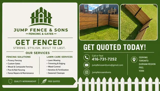 FENCING AND DECKS - DURHAM REGION AND GTA AREA