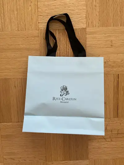 Elegant Ritz Carlton shopping bag, View more