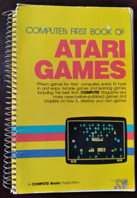 Compute's First Book of Atari Games Vintage Programming Book