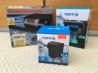 New aquarium filters - Marineland & Top Fin