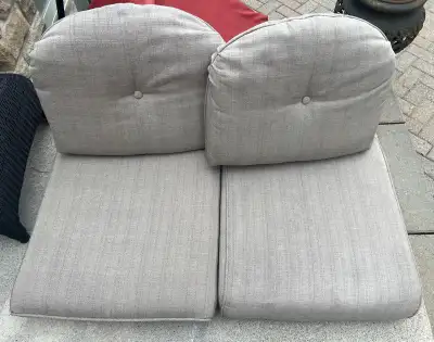 Cushions for outdoor patio chairs - Set of 2, View more