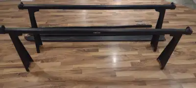 All parts plus the stock pre-drilled bed-rails. Great rack- used for hauling a canoe.